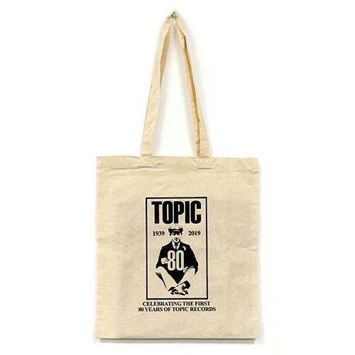 TOPIC RECORDS / TOPIC TOTE BAG: CREAM COLOURED LIMITED EDITION