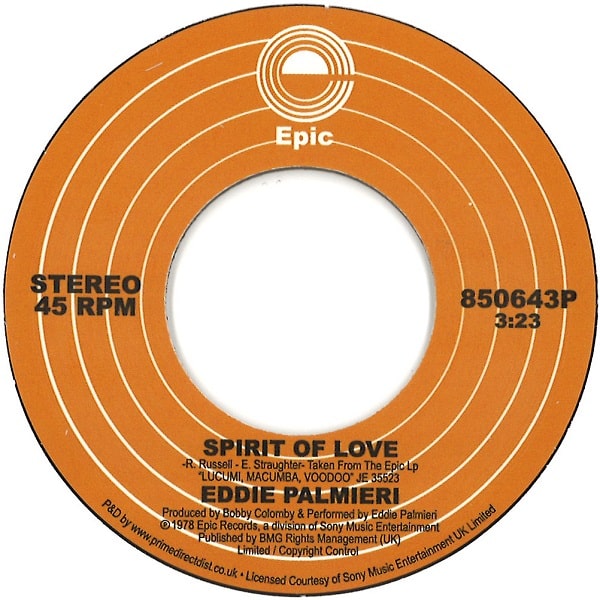 EDDIE PALMIERI / エディ・パルミエリ / SPIRIT OF LOVE