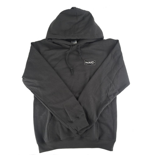 DISCHORD OFFICIAL GOODS / L/CHARCOAL/BOX LOGO HOODED SWEATSHIRT