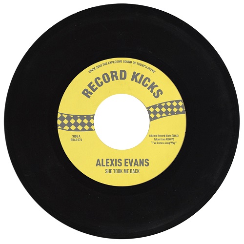 ALEXIS EVANS / SHE TOOK ME BACK / IT'S ALL OVER NOW (7")