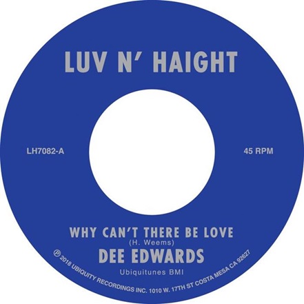 DEE EDWARDS / ディー・エドワーズ / WHY CAN'T THERE BE LOVE / I CAN DEAL WITH THAT(7'')