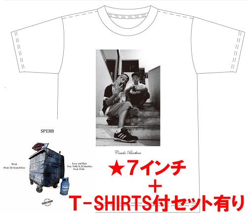 SPERB / Wash / Love And Hate feat. Febb, J.Columbus 7"★T-SHIRTS付セットSサイズ
