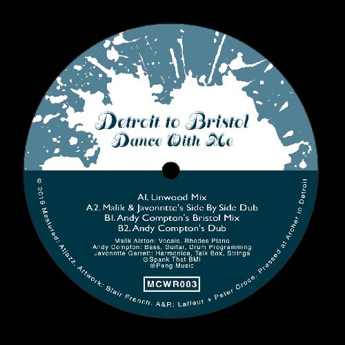 DETROIT TO BRISTOL / DANCE WITH ME 12"