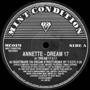 ANNETTE (A GUY CALLED GERALD) / DREAM 17