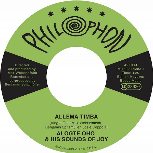 ALOGTE OHO JONAS & HIS SOUNDS OF JOY  / アローテ・オホー・ホナス & ヒズ・サウンズ・オブ・ジョイ / ALLEMA TIMBA