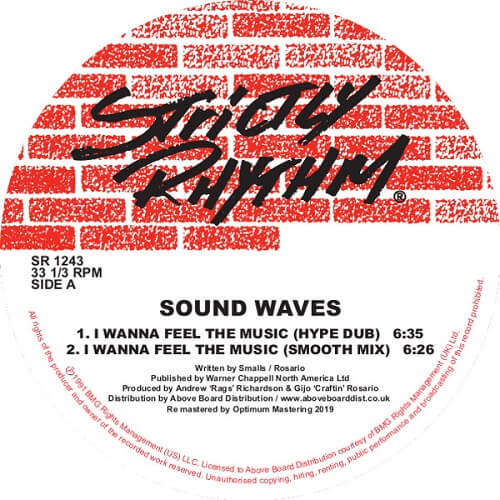 SOUND WAVES / I WANNA FEEL THE MUSIC (2019 REISSUE) 