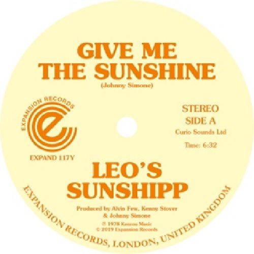 LEO'S SUNSHIPP / リオズ・サンシップ / GIVE ME THE SUNSHINE / I'M BACK FOR MORE (12")