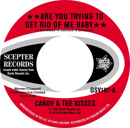 CANDY & THE KISSES / VAL SIMPSON / ARE YOU TRYING TO GET RID OF ME BABY / MR CREATOR (7")