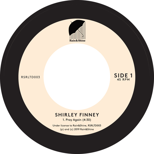 SHIRLEY FINNEY / PRAY AGAIN / GIVE YOUR BEST TO THE MASTER(7") / PRAY AGAIN / GIVE YOUR BEST TO THE MASTER
