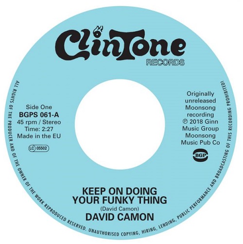 DAVID CAMON / JOHNNY JACOBS / KEEP ON DOING YOUR FUNKY THING / AIN'T IT FUNKY (DOING YOUR OWN THING) (7")