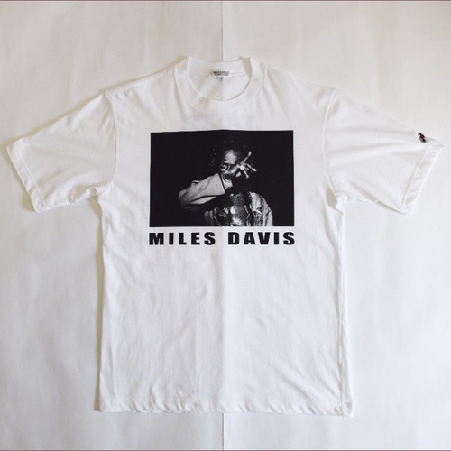 MILES DAVIS / マイルス・デイビス / マイルスTシャツ/ホワイトM