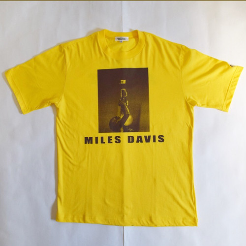 MILES DAVIS / マイルス・デイビス / マイルスTシャツ/イエローS