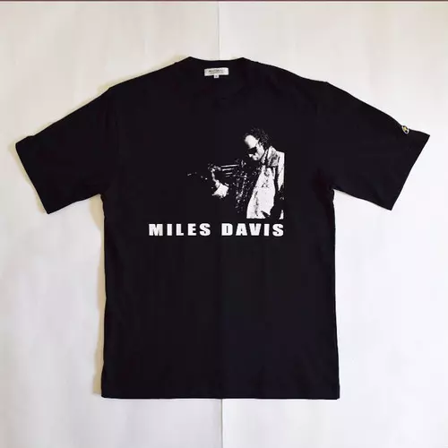マイルスTシャツ/ブラックL/MILES DAVIS/マイルス・デイビス｜JAZZ