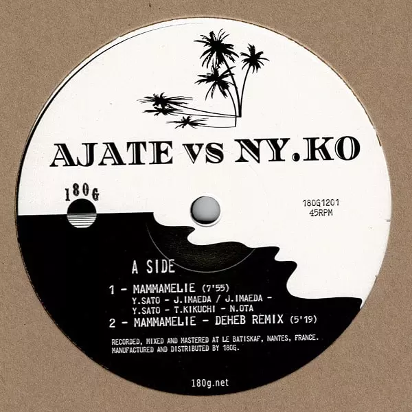 AJATE x NY.KO / アジャテ x NY.KO / MAMMAMELIE / WITH REGULARITY (INCL. DEHEB REMIXES)