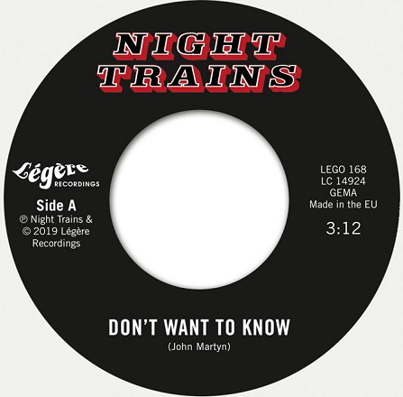 NIGHT TRAINS / ナイト・トレインズ / DON'T WANT TO KNOW / DO ANYTHING YOU WANNA DO (7")