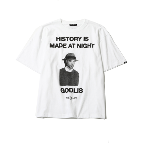 GODLIS / HISTORY IS MADE AT NIGHT - BIG SILHOUTTE TEE - DAVID WHITE/S