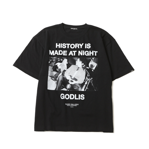 GODLIS / HISTORY IS MADE AT NIGHT - BIG SILHOUTTE TEE - SPECIALS BLACK/S