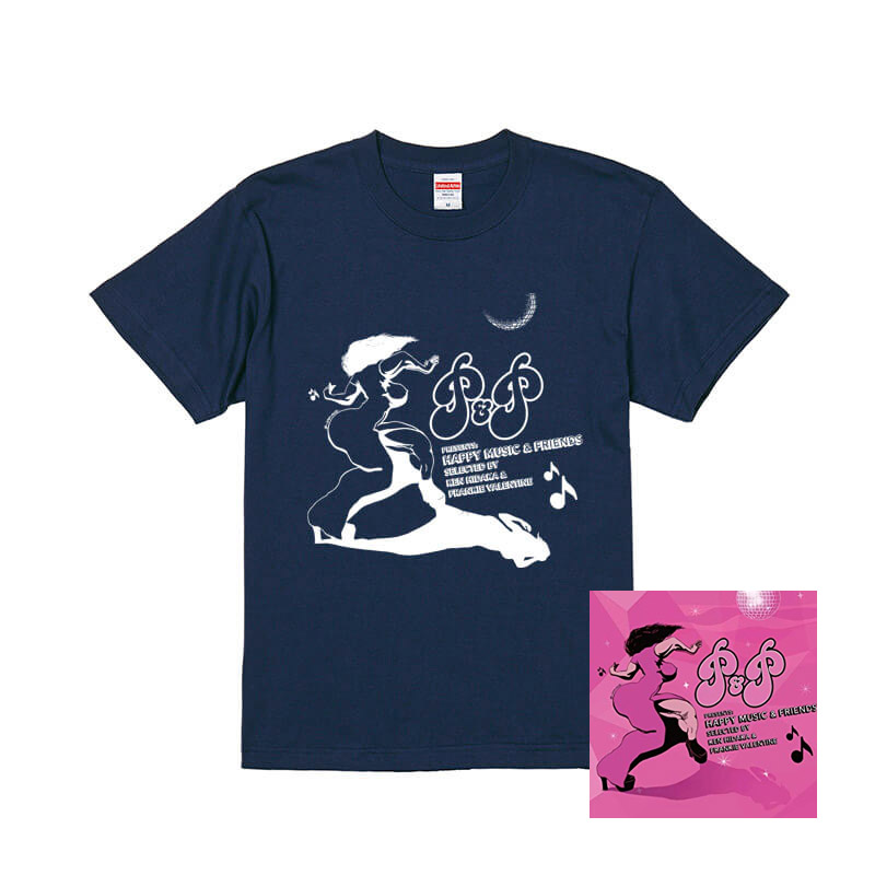 VA(KEN HIDAKA & FRANKIE VALENTINE) / P&Pプレゼンツ・ハッピー・ミュージック&フレンズ (Sサイズ Tシャツ付き)