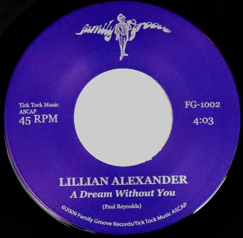 LILLIAN ALEXANDER / リリアン・アレクサンダー / A DREAM WITHOUT YOU (7")