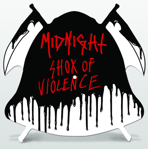 MIDNIGHT (US/Cleveland) / SHOX OF VIOLENCE (SHAPED PICTURE 7")