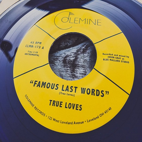 TRUE LOVES / トウルー・ラヴス / FAMOUS LAST WORDS / THE DIRTY (PURPLE VINYL) (7")