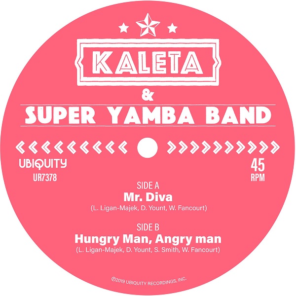 KALETA & SUPER YAMBA BAND / カレタ & スーパー・ヤンバ・バンド / MR. DIVA B/W HUNGRY MAN, ANGRY MAN (GREEN VINYL)