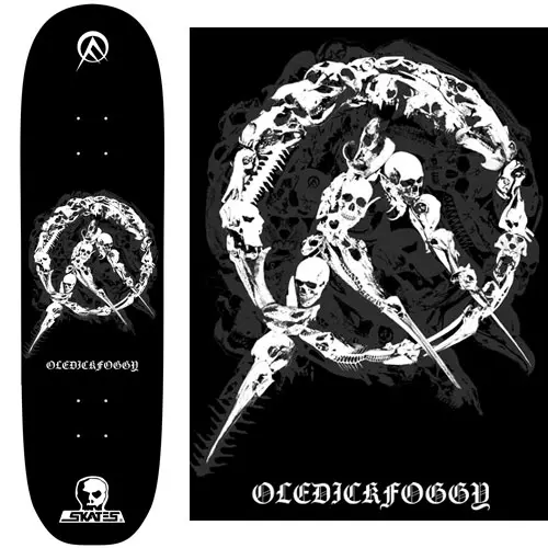 OLEDICKFOGGY / SKULL SKATES SKATEBOARD