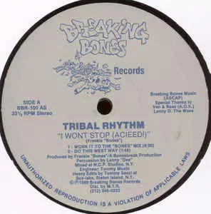 TRIBAL RHYTHM / I WON'T STOP (ACIEED!)