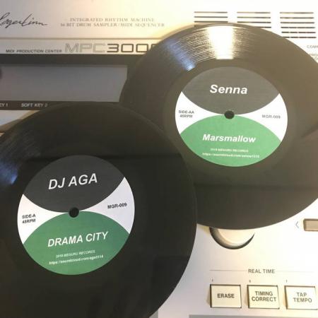DJ AGA & SENNA / DRAMA CITY / Marshmallow -Limited 7" Vinyl-