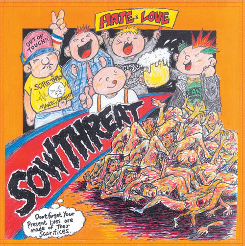 SOW THREAT / HATE AND LOVE (LP)