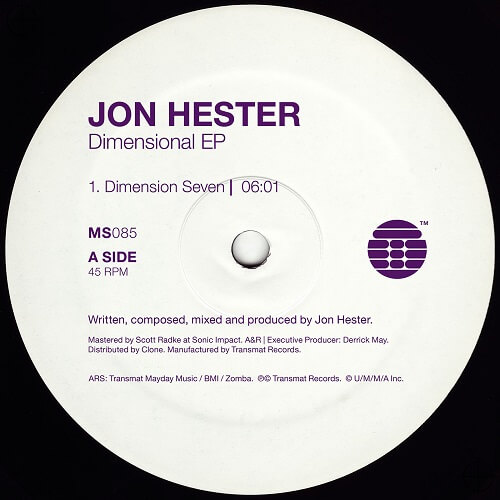 JON HESTER  / DIMENSIONAL EP