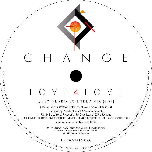 CHANGE / チェンジ / LOVE 4 LOVE (JOEY NEGRO REMIX) / MAKE ME (OPOLOPO REMIX)
