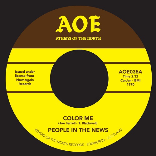 PEOPLE IN THE NEWS / COLOR ME / MISTY SHADE OF PINK (7")