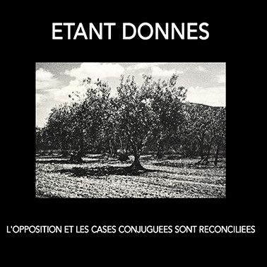 ETANT DONNES / エタン・ドネ / L'OPPOSITION ET LES CASES CONJUGUEES SONT RECONCILIEES