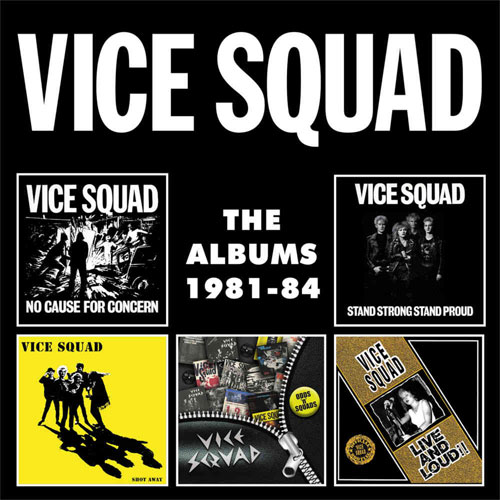 VICE SQUAD / ヴァイス・スクワッド / ALBUMS 1981-84 (5CD)