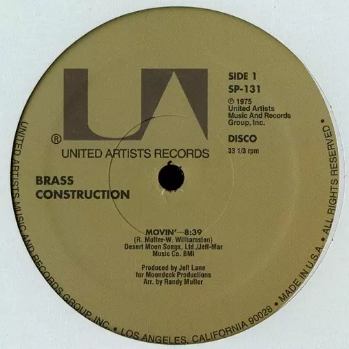 BRASS CONSTRUCTION / ブラス・コンストラクション / MOVIN' / CHANGIN'(12")