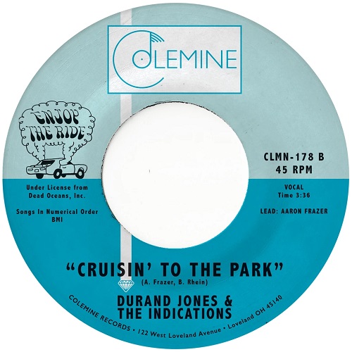 DURAND JONES & THE INDICATIONS / ドラン・ジョーンズ&ザ・インディケーションズ / MORNING IN AMERICA / CRUISIN' TO THE PARK(7")