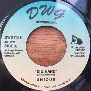 UNIQUE (HIP HOP) / DIE HARD b/w WAR RAP 7"