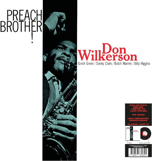 DON WILKERSON / ドン・ウィルカーソン / Preach Brother! (LP/180g)