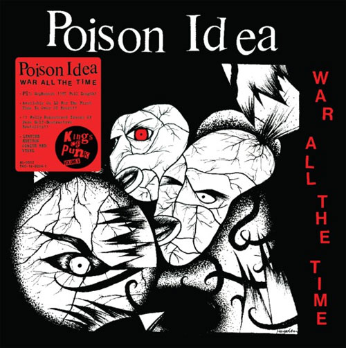 POISON IDEA / WAR ALL THE TIME (LP/RED VINYL)