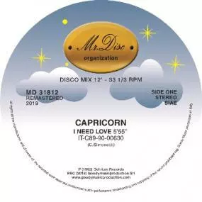 CAPRICORN / キャプリコーン / I NEED LOVE