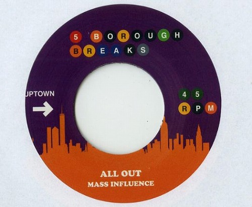 MASS INFLUENCE / BILL EVANS ORCHESTRA / ALL OUT / 55 DAYS AT PEKING 7"