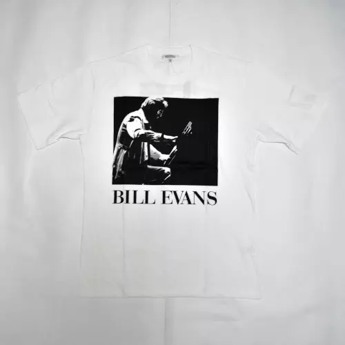 エヴァンスTシャツ/ホワイトL/BILL EVANS/ビル・エヴァンス｜JAZZ