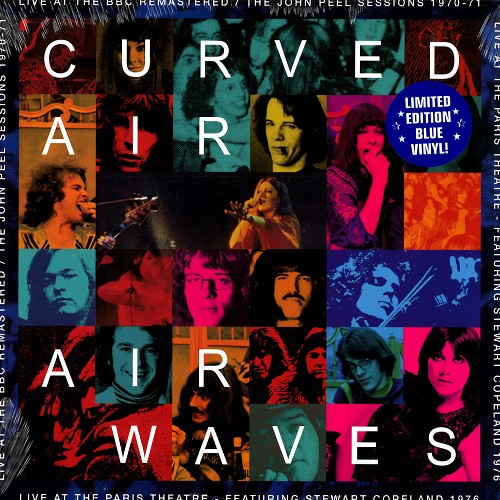 CURVED AIR / カーヴド・エア / AIRWAVES-LIVE AT THE BBC REMASTERED/LIVE AT THE PARIS THEATRE: LIMITED BLUE COLOURED VINYL