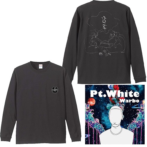 Warbo / Pt.White (通常盤:1CD仕様)  ★ディスクユニオン限定カラーロングスリーブTシャツ付セットMサイズ