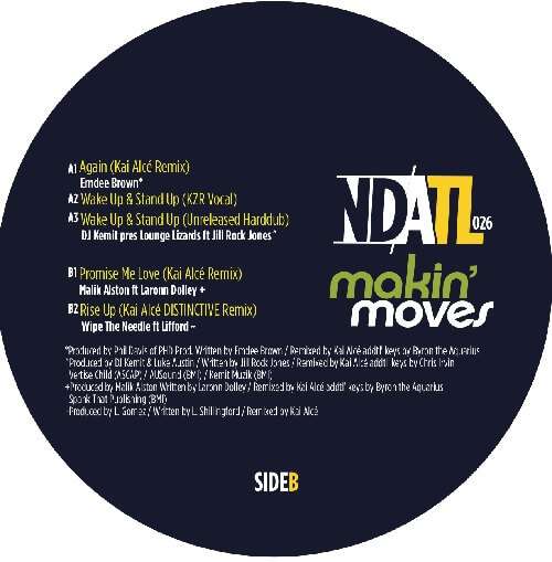 V.A.(NDATL MUZIK) / MAKIN' MOVES(EMDEE BROWN/DJ KEMIT/MALIK ALSTON/WIPE THE NEEDLE)
