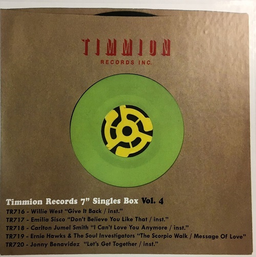 V.A. (TIMMION RECORDS BOX SET) / VOL.4 TIMMION RECORDS SINGLES BOX(7" *5)