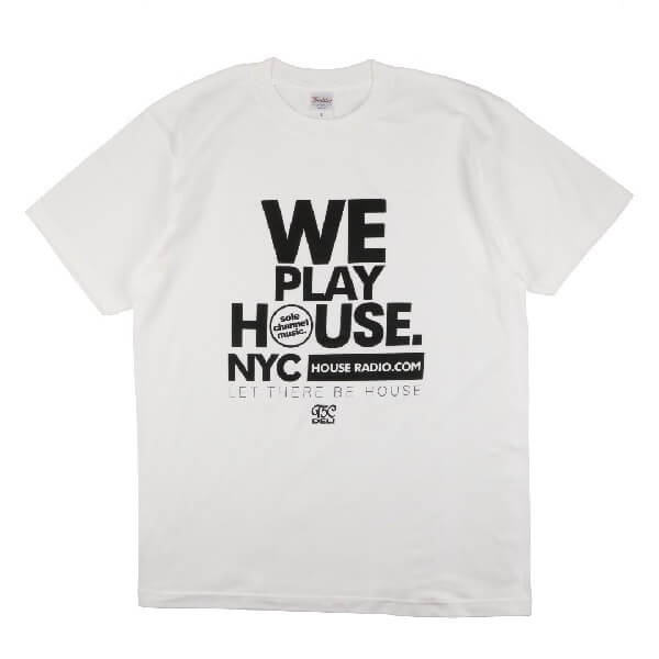 T5C DELI / #3 WE PLAY HOUSE T-SHIRTS WHITE SIZE:M