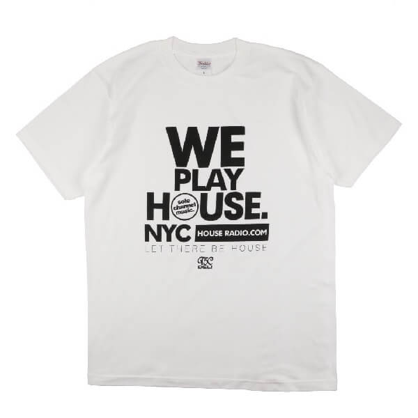 T5C DELI / #3 WE PLAY HOUSE T-SHIRTS WHITE SIZE:XL