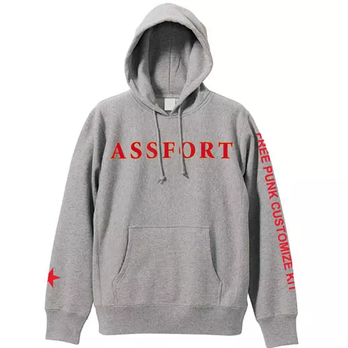 新品★L★ASSFORT★FUUDOBRAIN★丸尾末広 コラボ★パーカー★黒 予約終了】